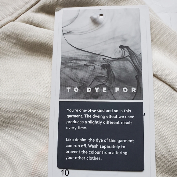 Lululemon Scuba High-Rise French Terry Jogger, 10 Cream Lemon Peach - Picture 10 of 12